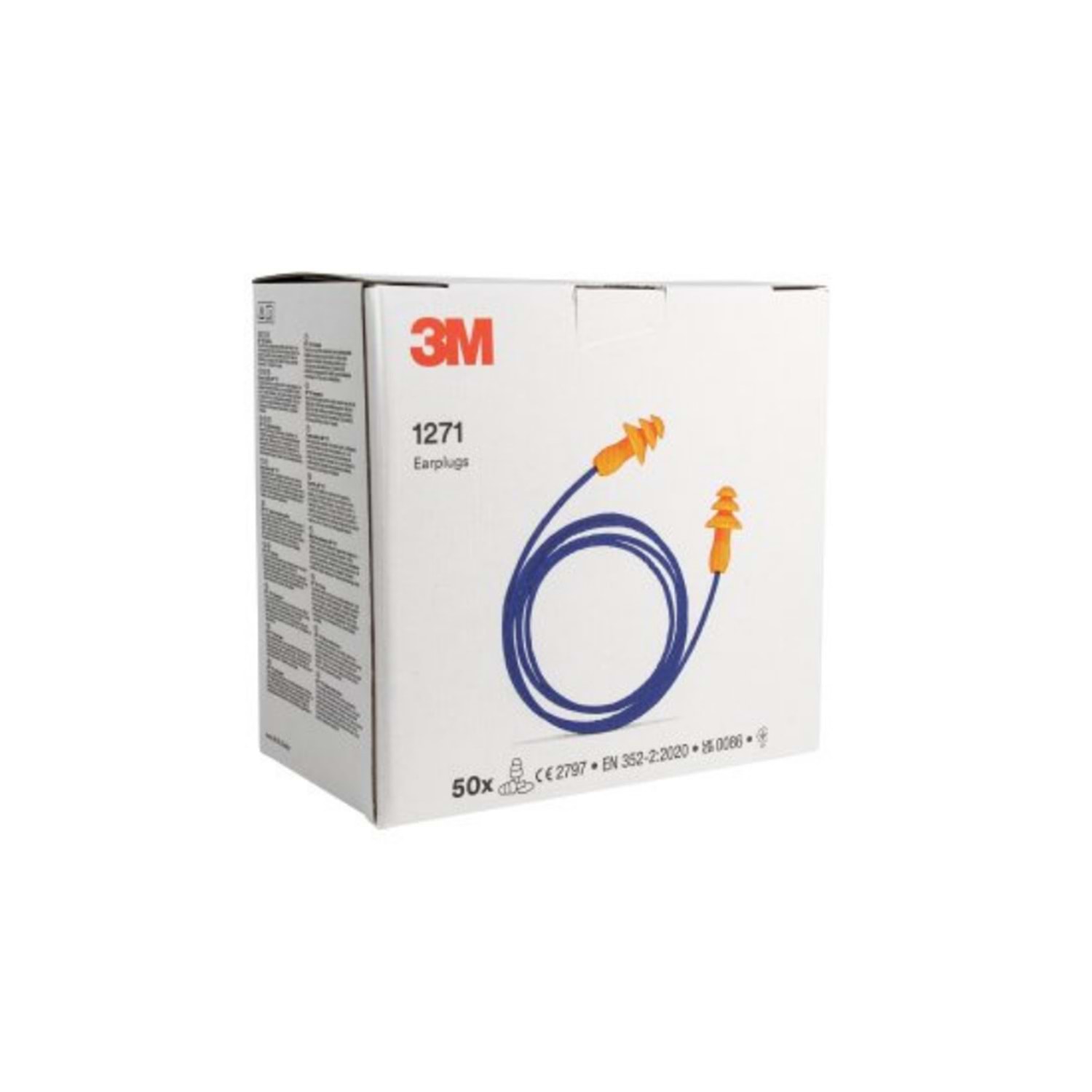 3M Kulak Koruyucu 1271 Yıkanabilir Kulak Tıkacı (İpli)