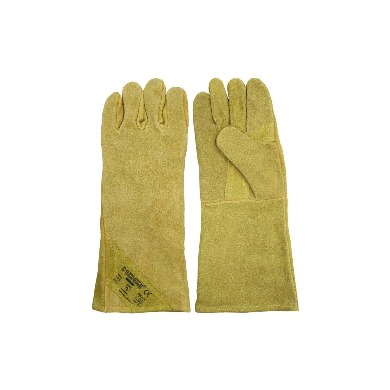 Hegi İş Eldiveni Sarı Kaynakçı