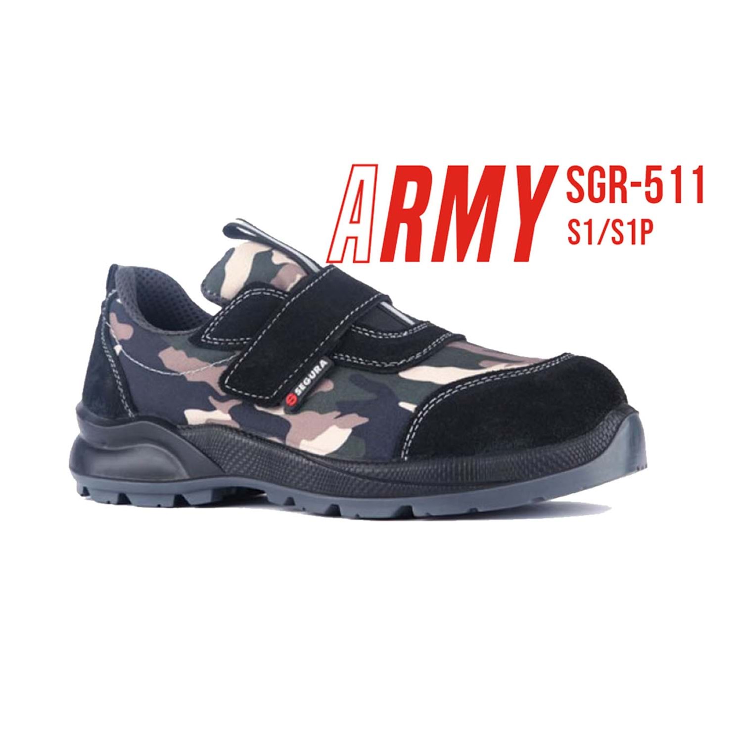 Segura İş Ayakkabısı - Army Sgr-511 S1 Siyah - 44
