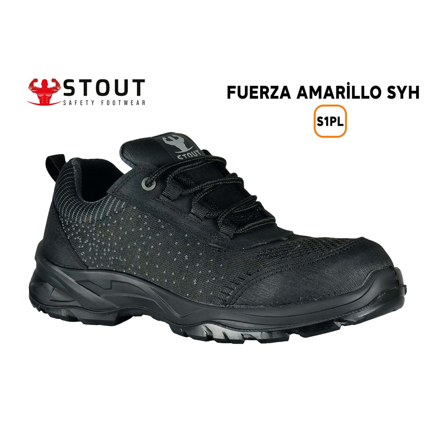 Stout İş Ayakkabısı Kompozit Burunlu DD 52 Fuerza Amarillo S1P SYH - 43