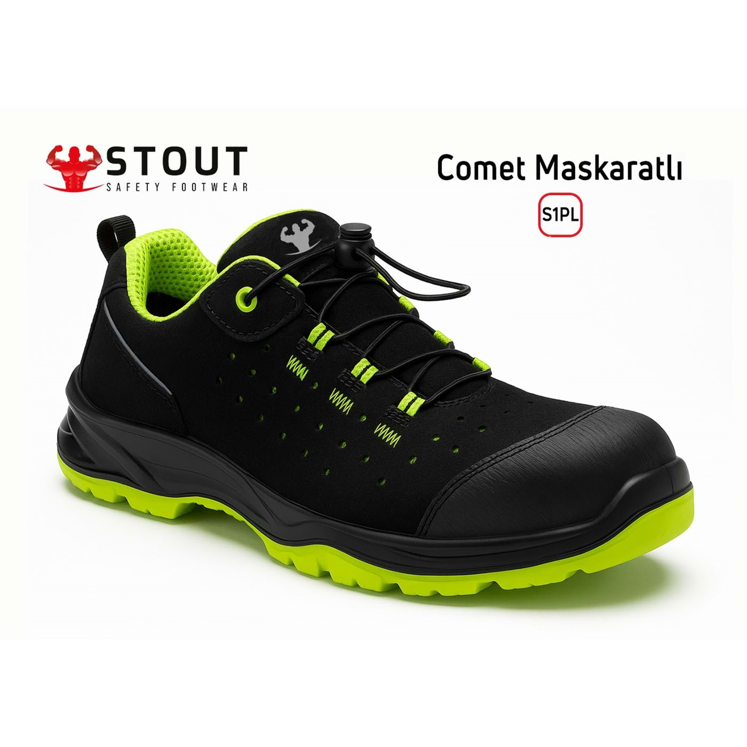 Stout İş Ayakkabısı Kompozit Burunlu Maskaratlı Comet S1P - 43