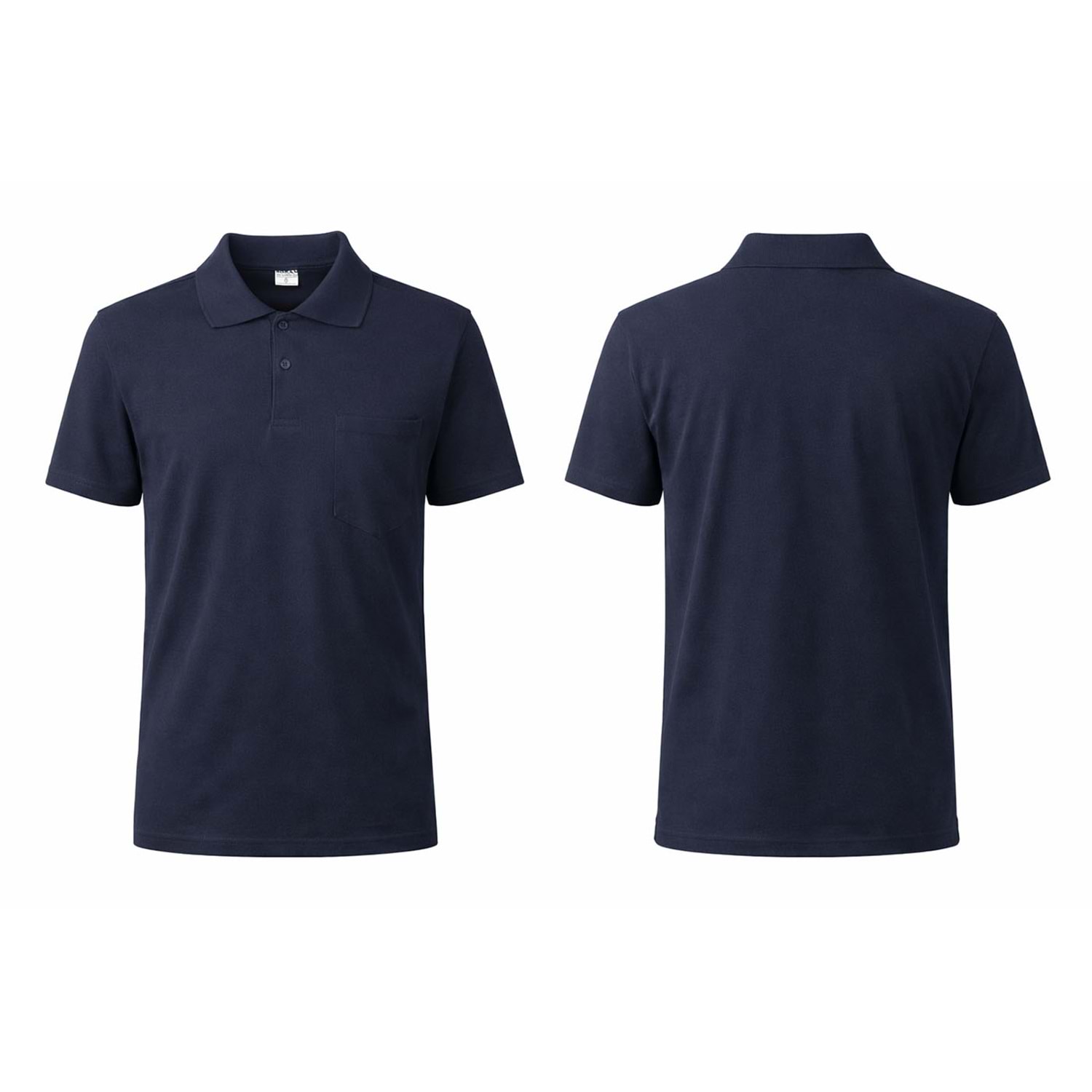 T-shirt TPK01 Polo Yaka Kısa Kol - Lacivert - M