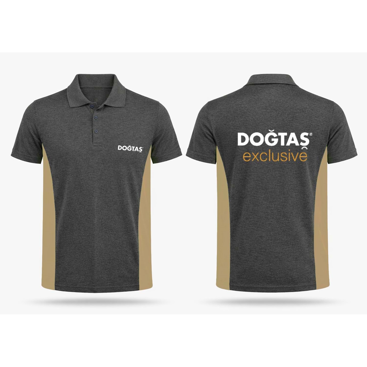 T-shirt TPK02-30 Dogtas Kelebek Montor - Antrasit.Füme - XS