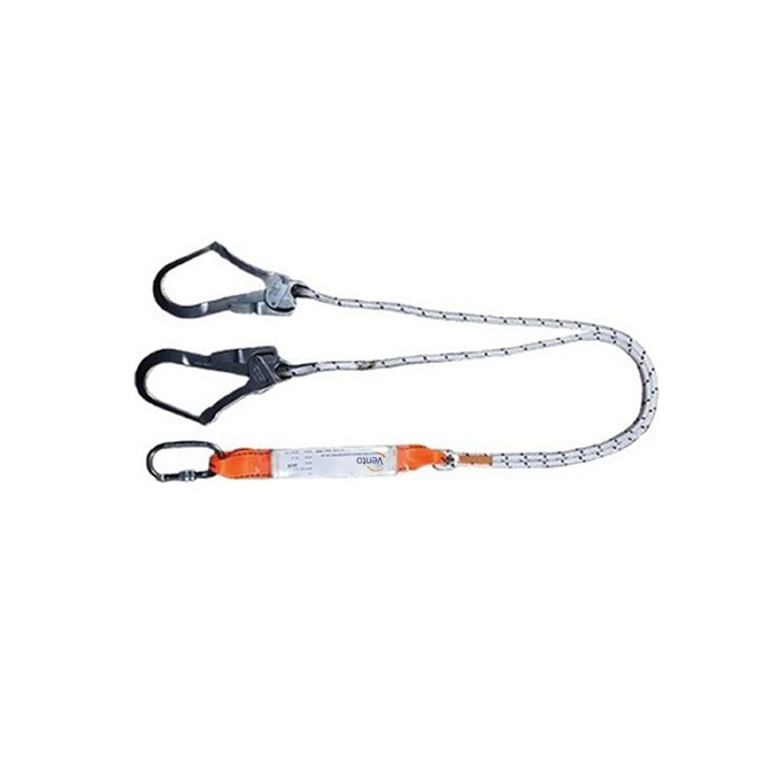 Vento Çift Kancalı Şok Emicili Statik Halatlı Lanyard