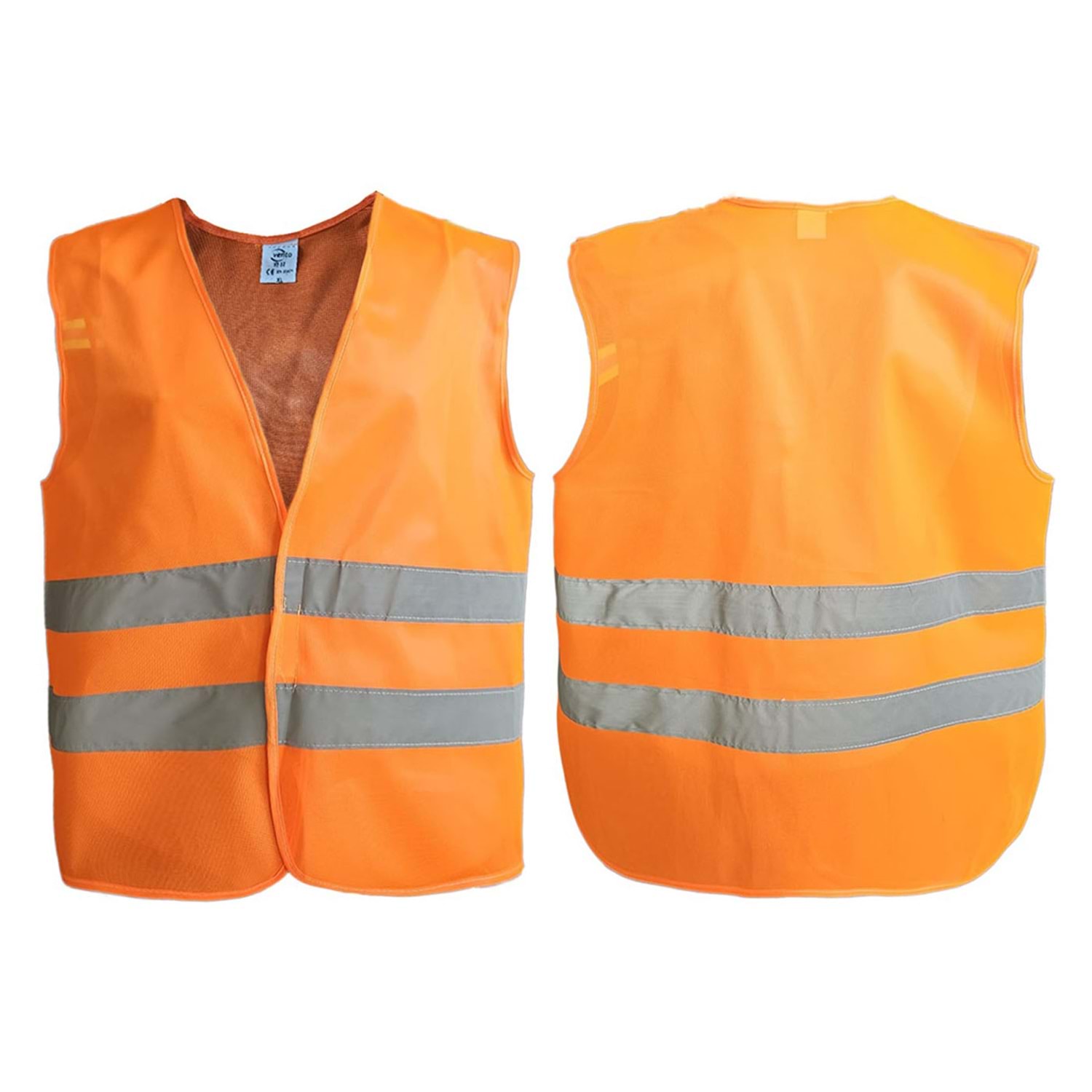 Vizwell İkaz Yeleği Fileli Turuncu - XL